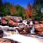 Yellow Dog Falls in Autumn 1