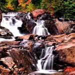 Yellow Dog Falls in Autumn 2