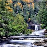 Manido Falls in Autumn 1