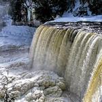 Upper Tahquamenon Falls in Winter 2
 Affectionately known as "Root Beer Float"