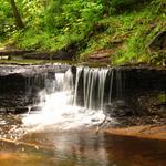 Haymeadow Creek Falls in Summer